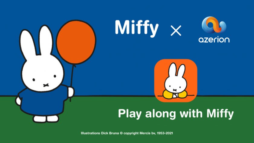 Play along with Miffy, including 15 Miffy games now available worldwide