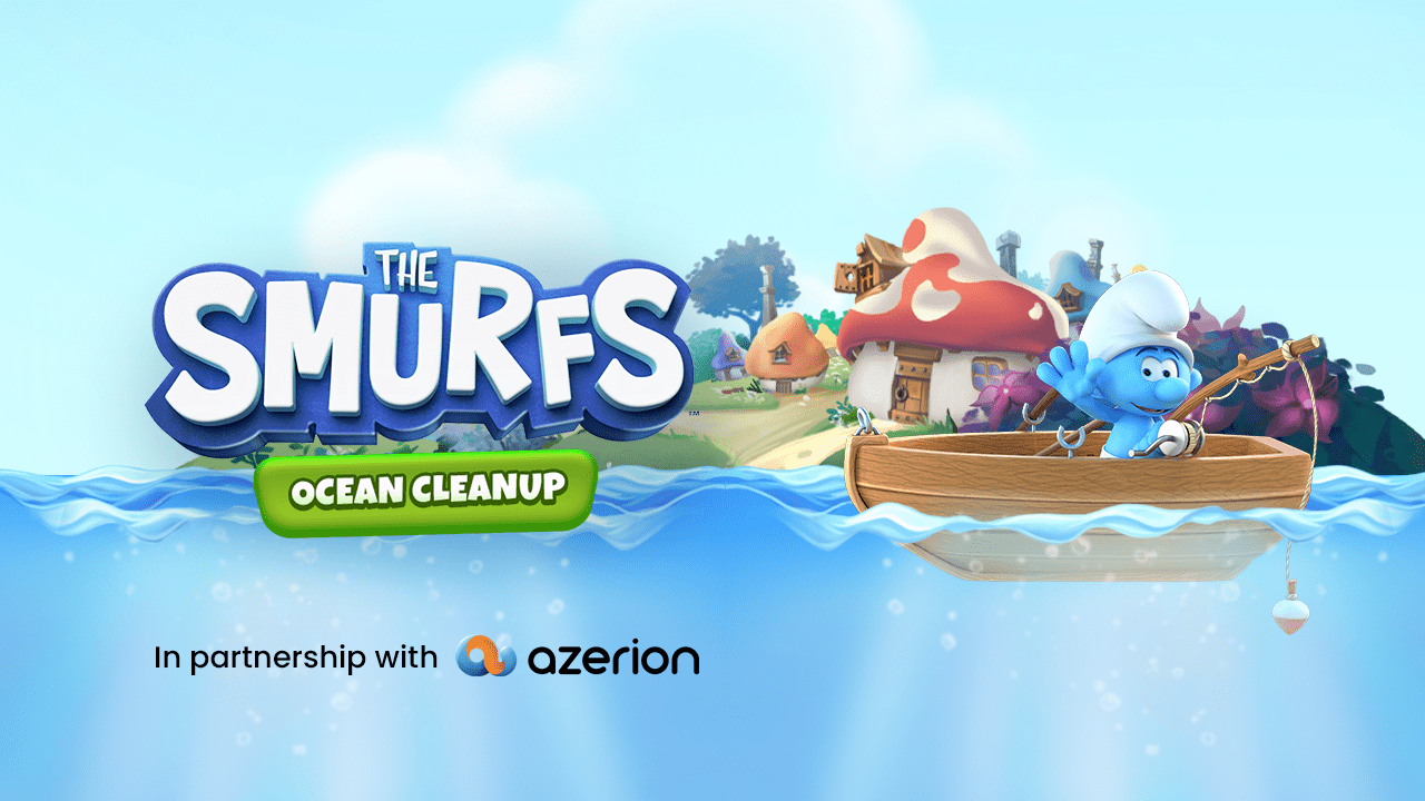 Azerion launches The Smurfs: Ocean Cleanup in partnership with IMPS/Lafig, raises awareness about marine pollution