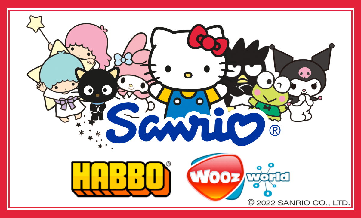 Azerion expands partnering with Sanrio do Brasil as it launches new characters into the metaverse in Habbo and Woozworld