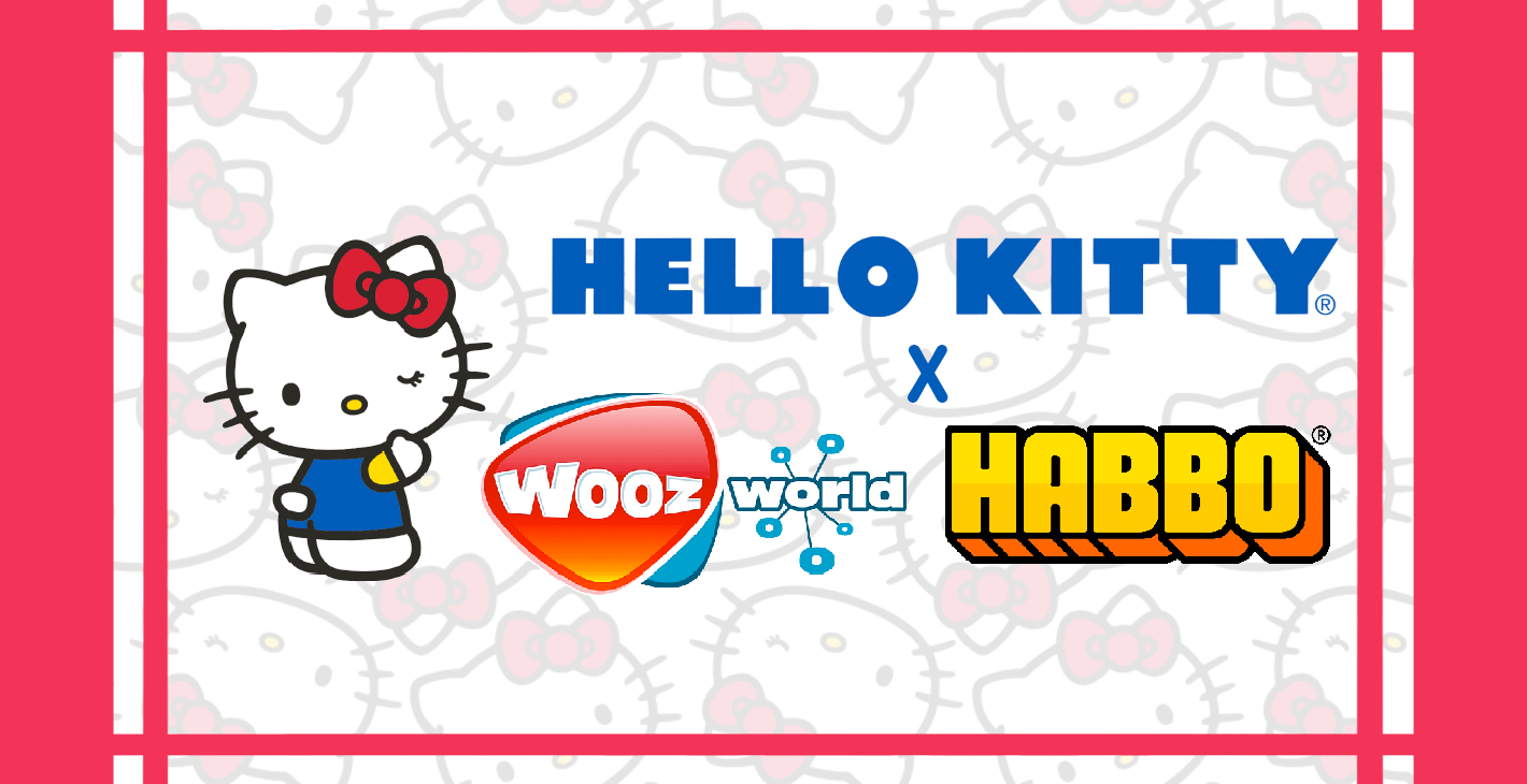 Hello Kitty Celebrates the Holidays in the Habbo and Woozworld Metaverses