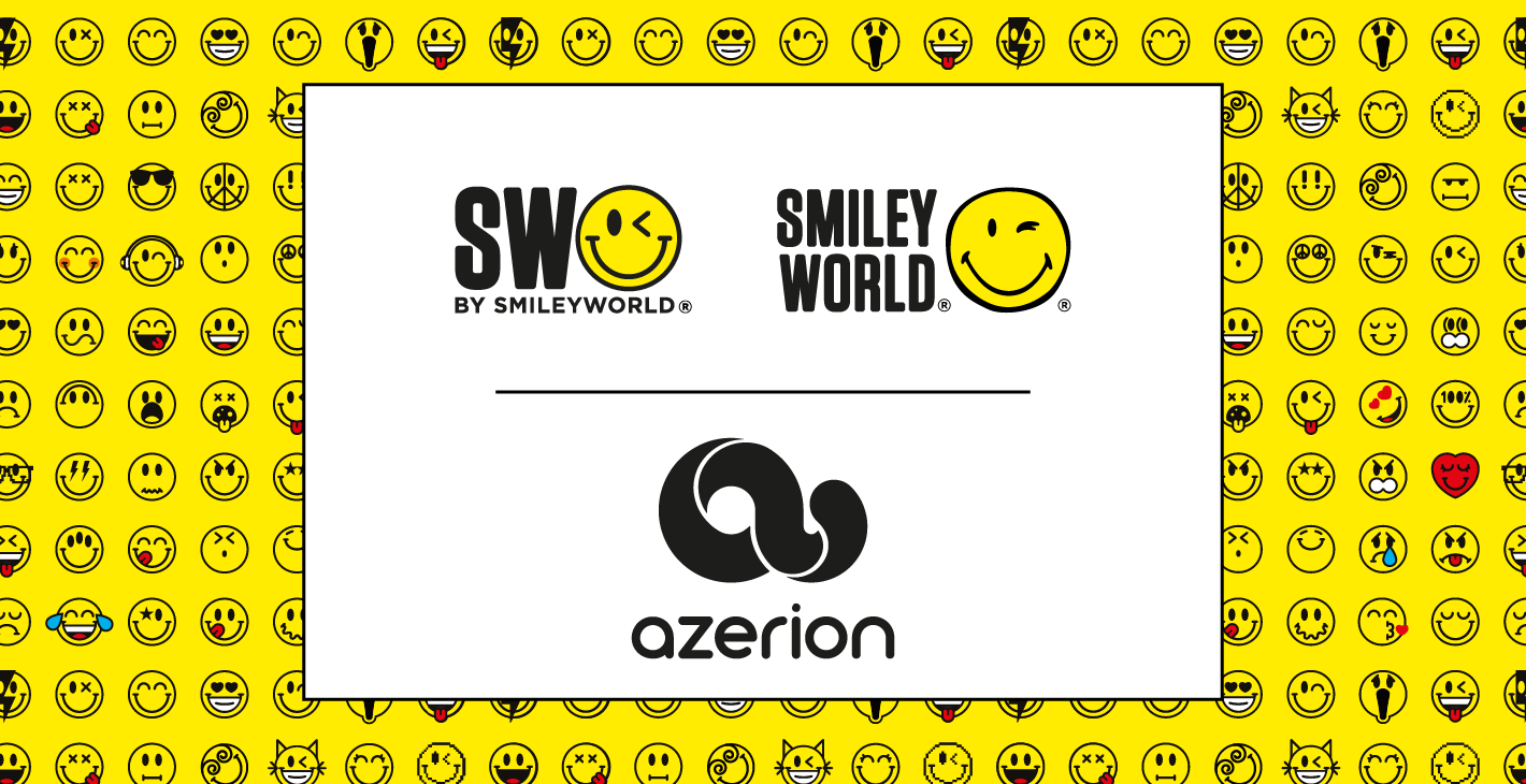 Azerion and The Smiley Company join forces to put a smile on every face by gamifying The Original Smiley with their SmileyWorld & SW by SmileyWorld brands