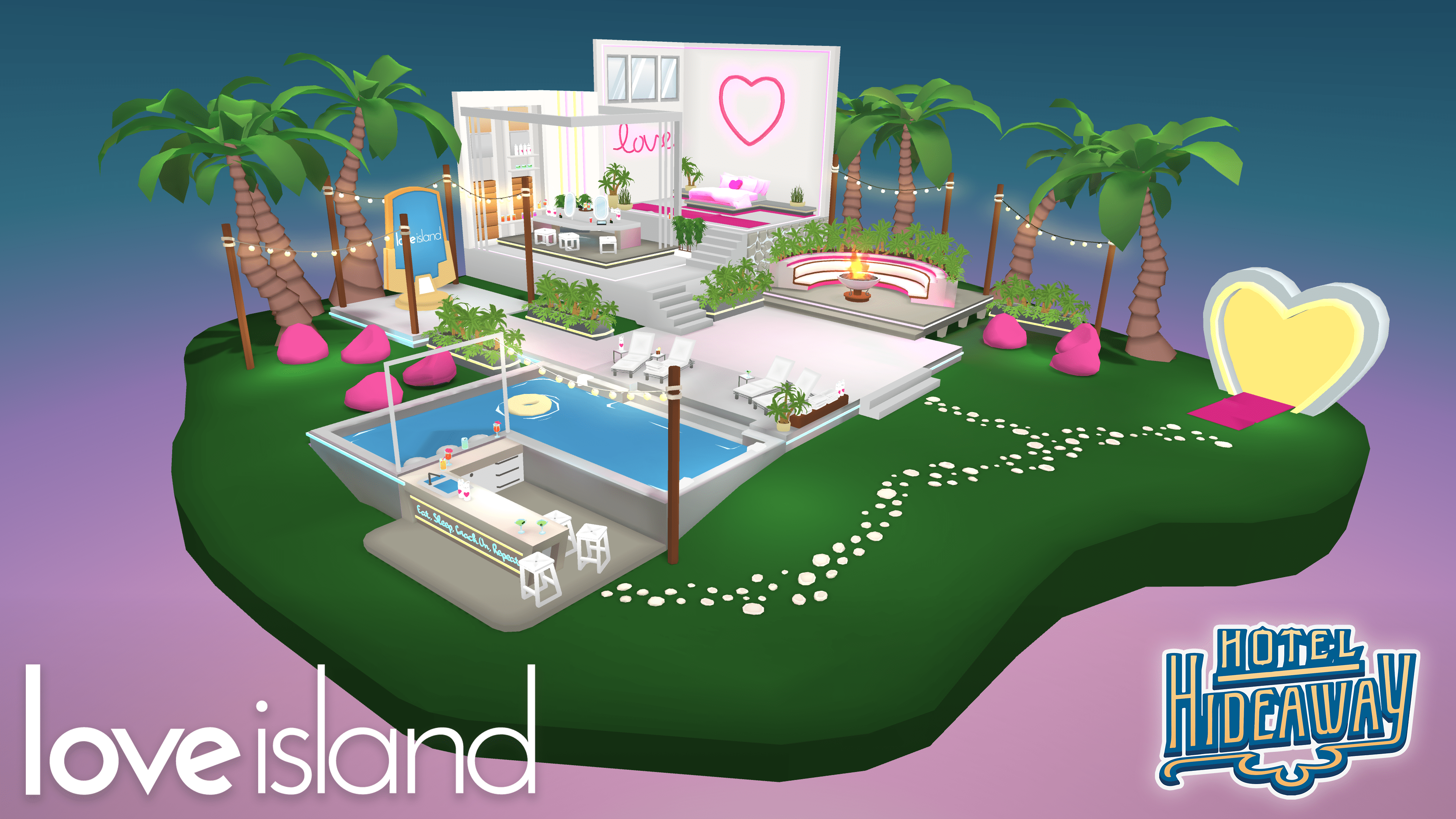 Love Island opens virtual villa in Hotel Hideaway; Partnership kicks off today with new season premiere