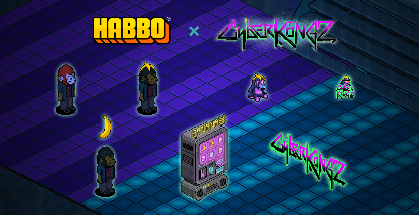 Habbo partners with CyberKongz to increase utility of NFTs within Habbo; Announced at the MET AMS Metaverse Convention