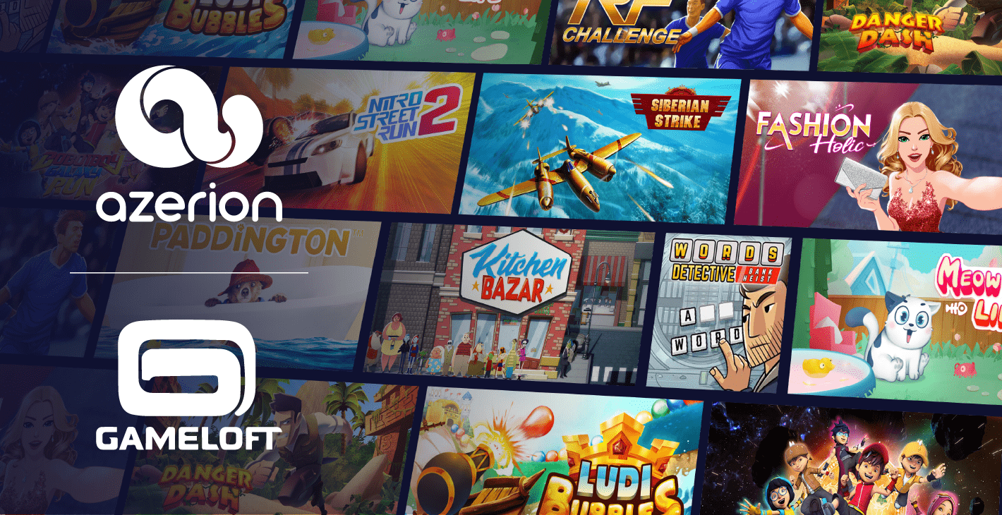 Azerion announces a partnership with Gameloft, adding a large selection of games to its platform